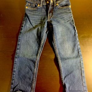 Levis 511 Slim Fit Jeans Blue, Toddler Boys Size 4T Adjustable Waist